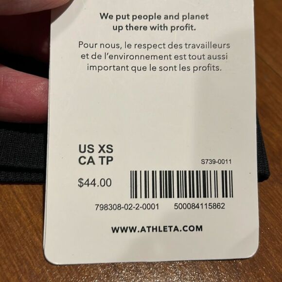 NWT Athleta Aurora Scoop sports bra size Extra Small D-DD cup. - Picture 3 of 6